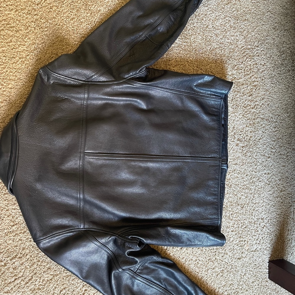 COACH men’s leather jacket